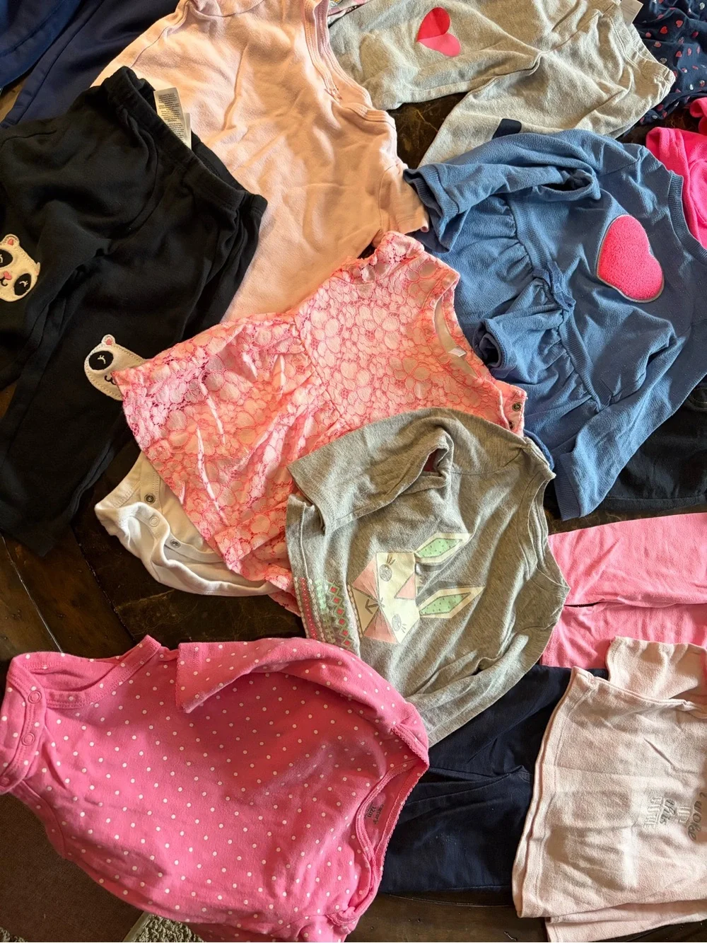 Baby girl spring clothing bundle